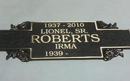 17x6 Crypt Plate