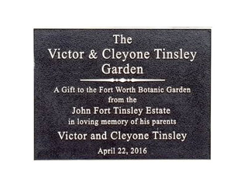 18 By 24 Inch Bronze Memorial Plaque - Marcoza Castings