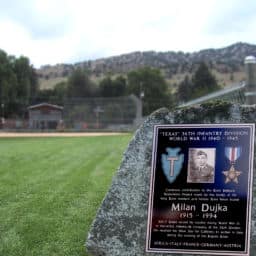 Ross Ballpark Restoration honors Milan Dujak WWII hero