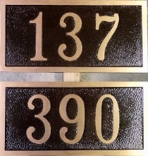 Bronze Address Plaques