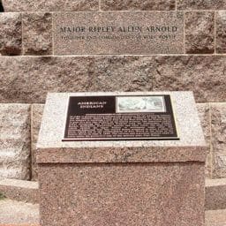 McMillan Plaza American Indian Bronze Dedication Plaque