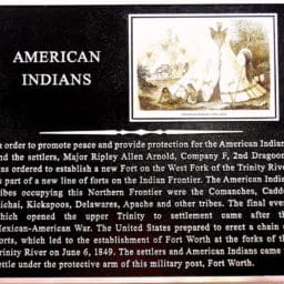 McMillan Plaza American Indian Recognition Plaque