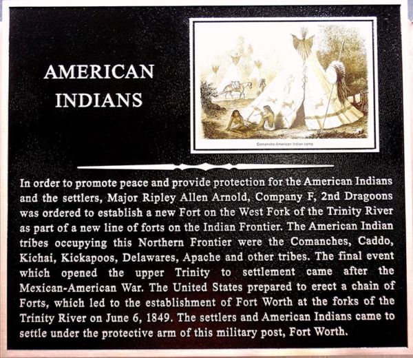 McMillan Plaza American Indian Recognition Plaque