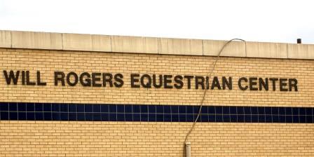 Will Rogers Equestrian Center Architectural Lettering