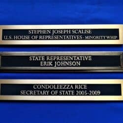 bronze nameplates