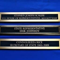 Bronze Name Plates | Custom Manufacturer | Fort Worth, Texas