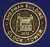 Sherman Clock Tower Bronze Commemoration Plaque