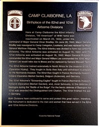 Camp Claiborne Plaque