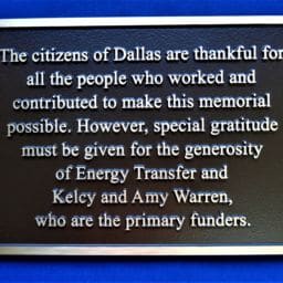 Dallas officers memorial