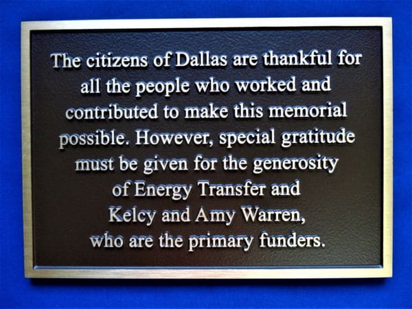 Dallas officers memorial
