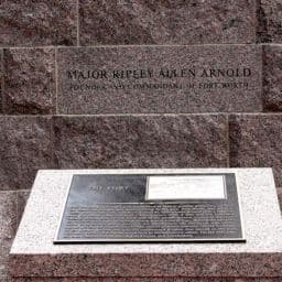McMillan Plaza Fort Worth Bronze Dedication Plaque