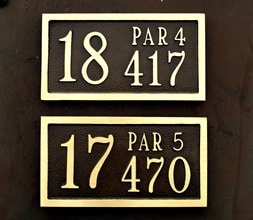 Golf Tee Markers - Marcoza Castings