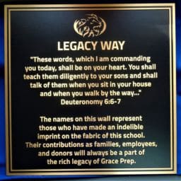 Grace prep Legacy Way