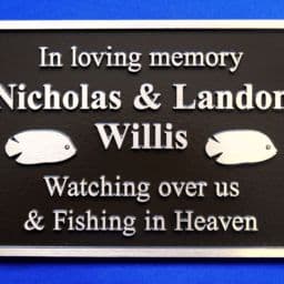 Haltom City Nicholas Landon Memorial Plaque