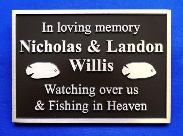 Haltom City Nicholas Landon Memorial Plaque