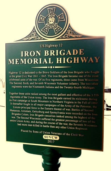 Iron Brigade Bronze Plaque