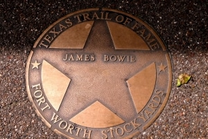 James Bowie Trail of Fame Plaque