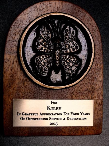 Kiley Recognition Plaque and Casting