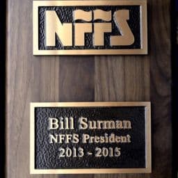 NFFS President Plaque