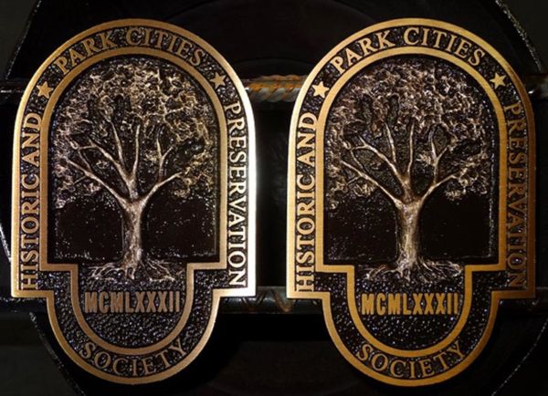 Park Cities Historic and Preservation Society Plaques
