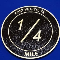 Fort Worth Quarter Mile Marker