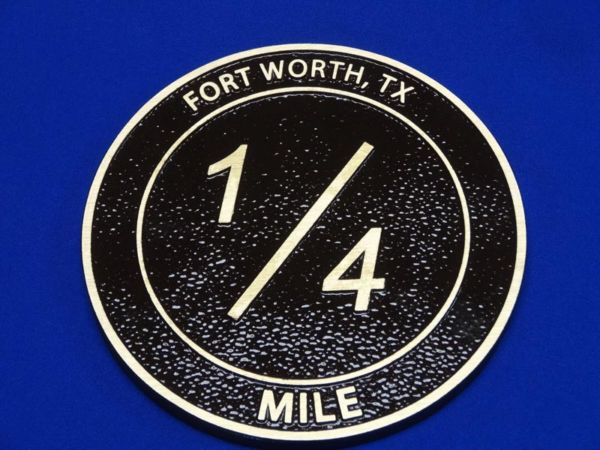 Fort Worth Quarter Mile Marker