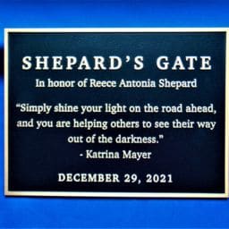 bronze memorial plaque Shepards Gate - Marcoza Castings