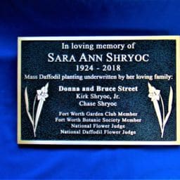recognition plaque