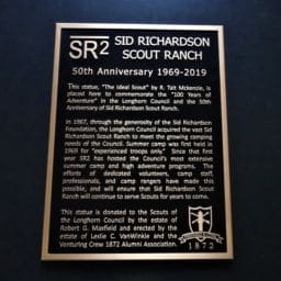Sid-richardson-scout-ranch-bronze-sign-scaled - Marcoza Castings