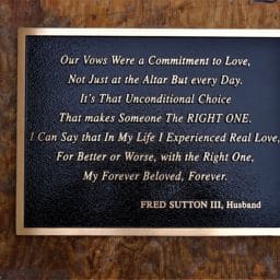 Sutton Remembrance plaque