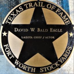 Fort Worth Stockyards bronze plaque