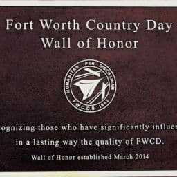 Wall of Honor Aluminum Plaque