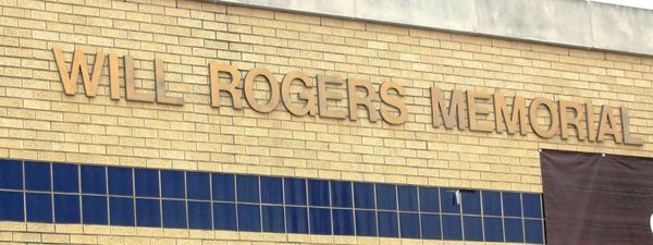 Will Rogers Memorial Center Architectural Bronze Lettering