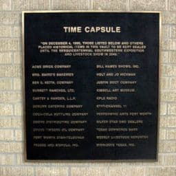 Will Rogers Memorial Center Time Capsule Plaque