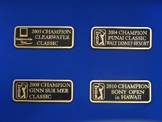 Bronze PGA Golf Plaques - MARCOZA Castings