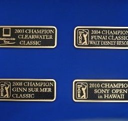 Bronze PGA Golf Plaques