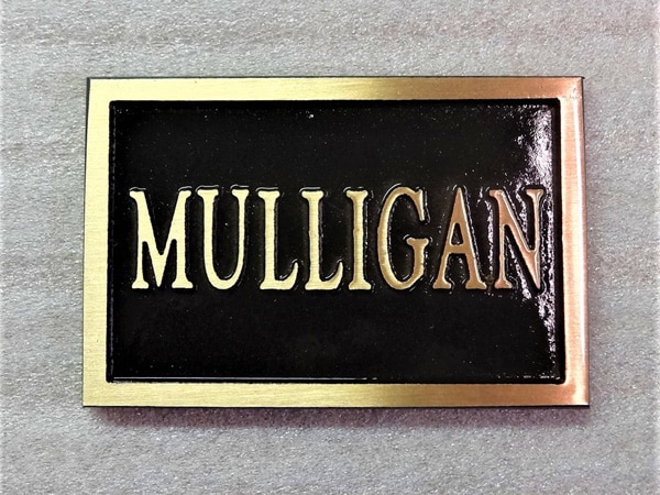 Bronze Golf Mulligan Sign 1 - Marcoza Castings