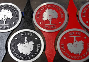 Aluminum Tee Markers Plaques