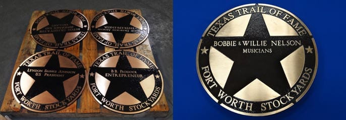 Texas Trail of Fame Medallions