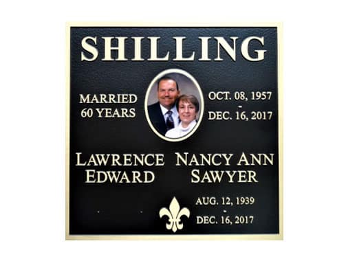 Memorial Plate For Anniversary With Picture - Marcoza Castings