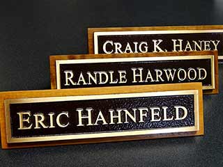 Desk Name Plates