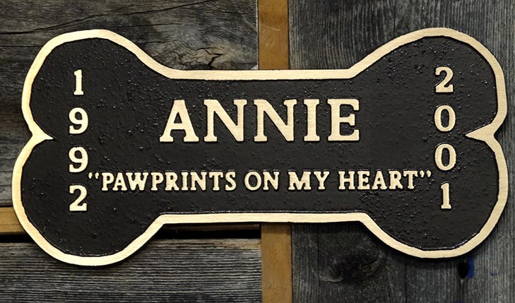 Pet Memorial Plaque