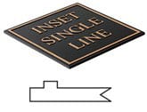Inset Single Line Border Example
