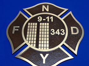 911 Memorial Plaque FDNY